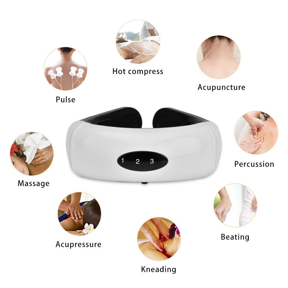 Electric Pulse Magnetic Therapy Neck Massager