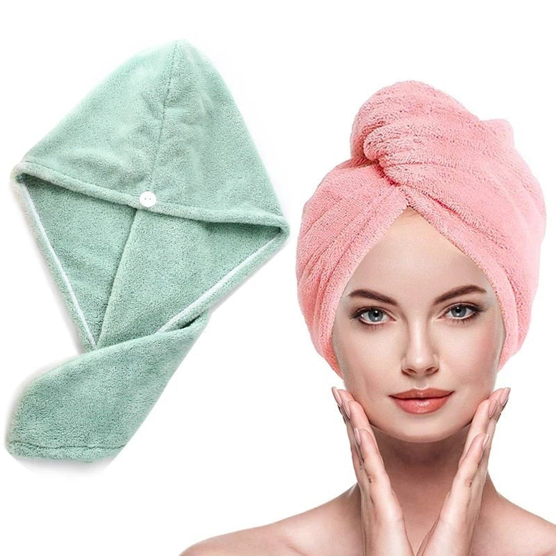 Microfiber Fast Hair Drying Terry Towel