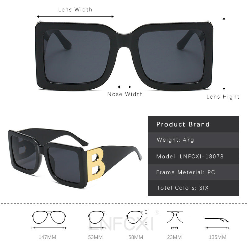 Luxury Trend Sunglasses Women Men Retro